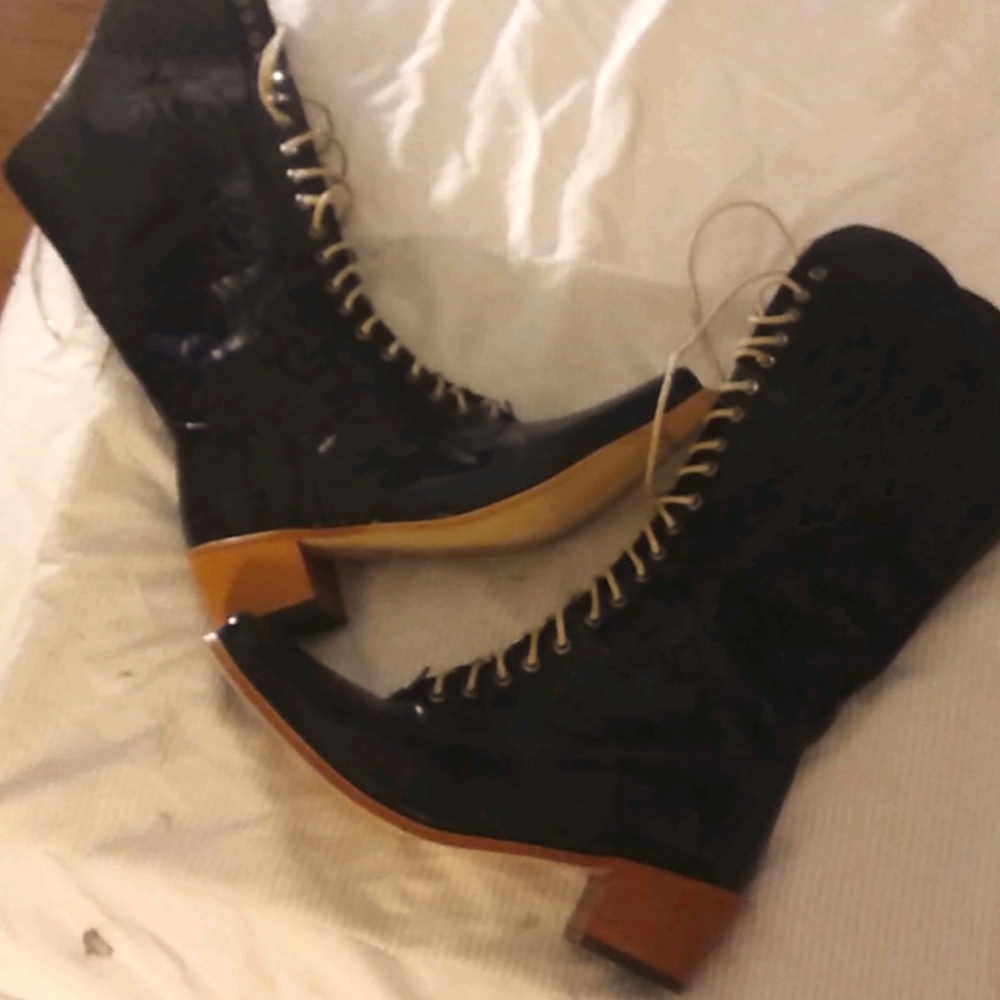 One of a kind hand made Leather Boots